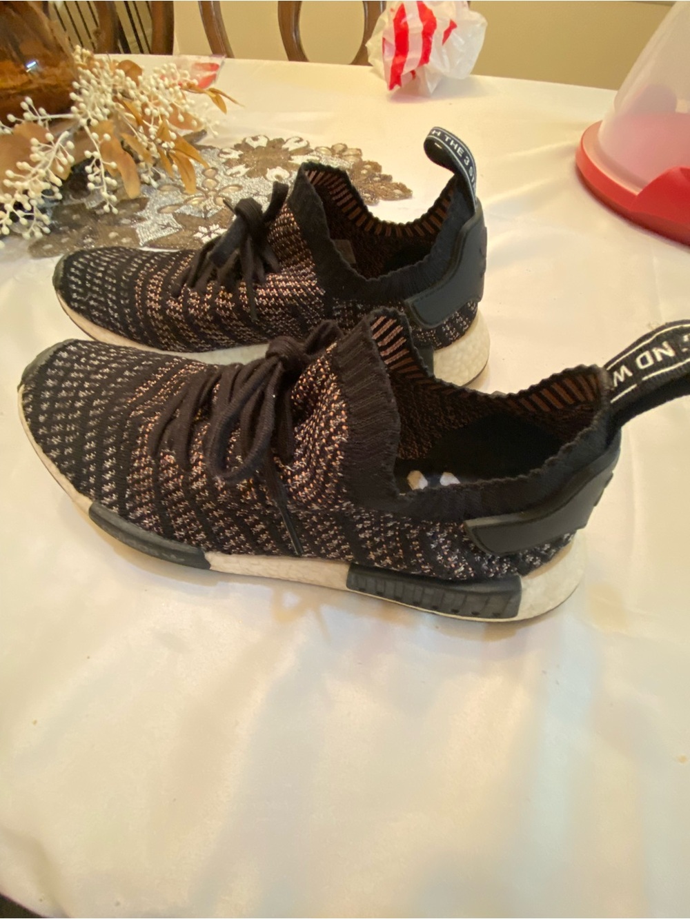 adidas NMD_R1 STLT prime knit “black pink”